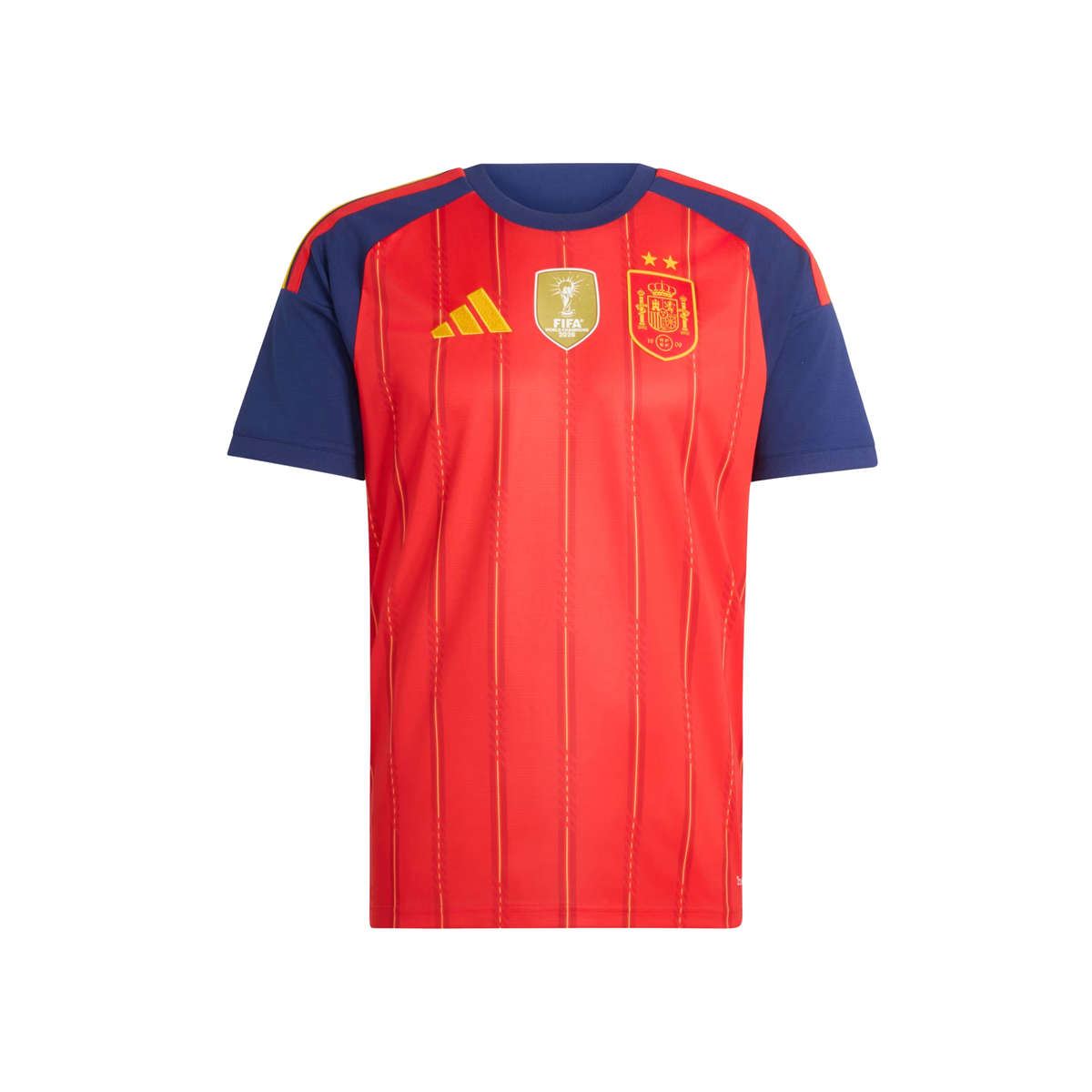 España – 1ª Equipación Local – Campeones Mundial 2026 – 2 Estrellas + Parche