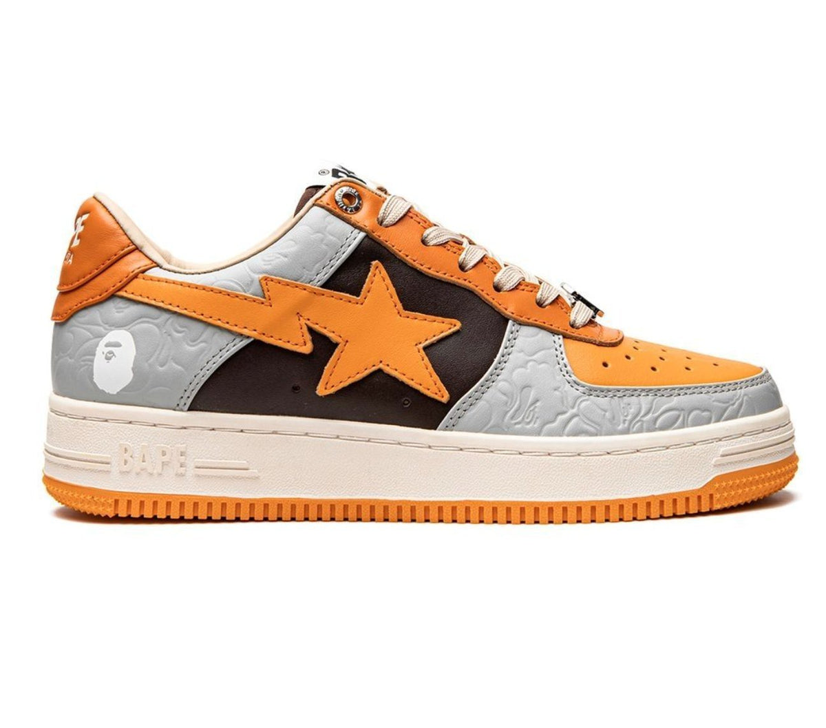 BAPE STA Low Orange
