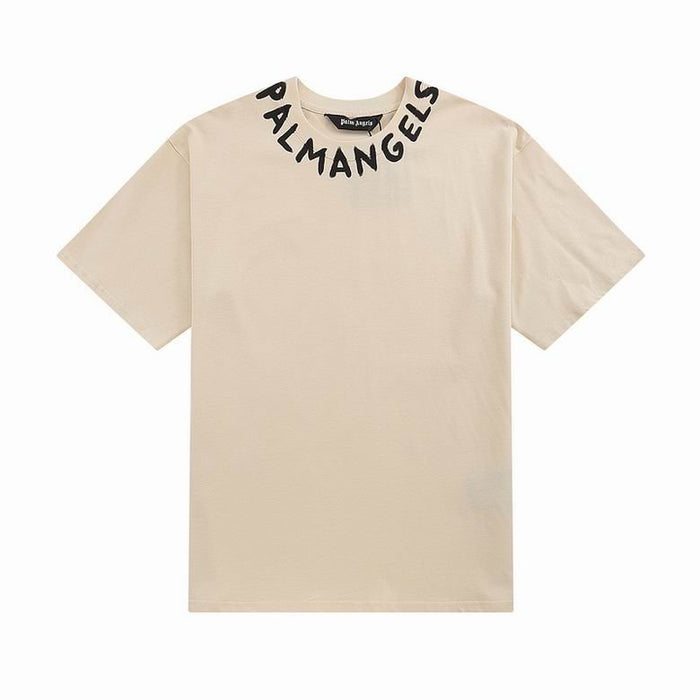 Camiseta Palm Angels Beige Cuello