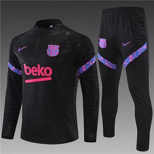 Chándal FC Barcelona 21/22 Negro – Versión jugador