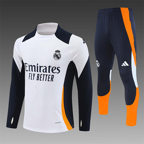 Chándal Real Madrid 24/25 Blanco – Versión jugador