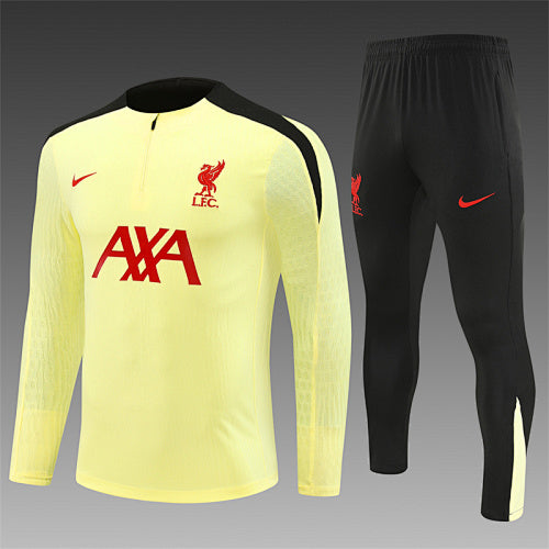 Chándal Liverpool 24/25 Amarillo – Versión jugador