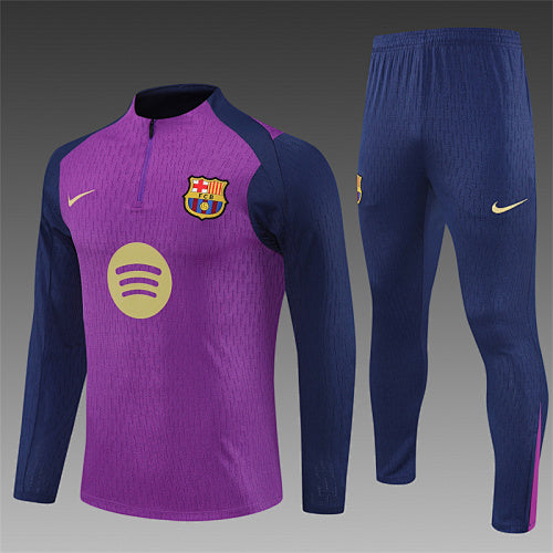 Chándal FC Barcelona 25/26 Morado – Versión jugador