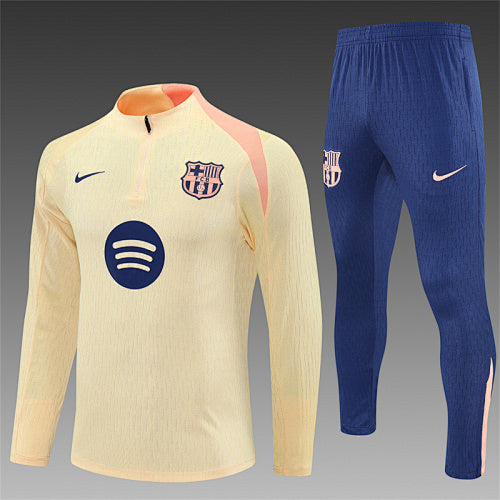 Chándal FC Barcelona 25/26 Beige – Versión jugador