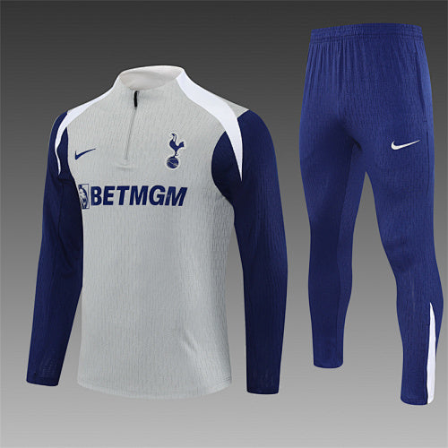 Chándal Tottenham 25/26 Gris – Versión jugador