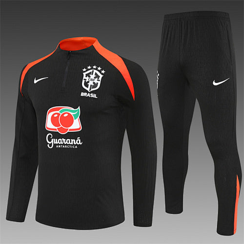 Chándal Brasil 25/26 Negro – Versión jugador