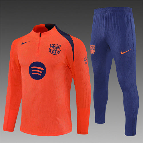 Chándal FC Barcelona 25/26 Naranja – Versión jugador · Estilo T90