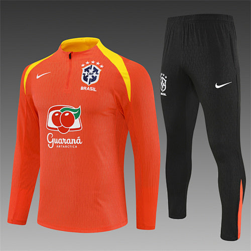 Chándal Brasil 25/26 Naranja – Versión jugador