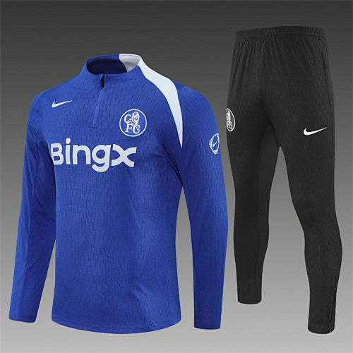 Chándal Chelsea 25/26 Azul – Versión jugador · Estilo T90