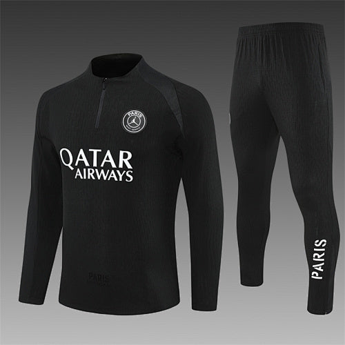 Chándal Paris 25/26 Negro – Versión jugador