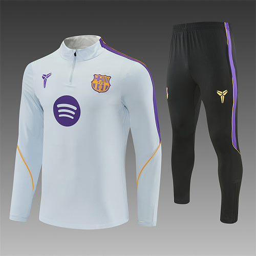 Chándal FC Barcelona 26/27 Gris claro – Edición especial