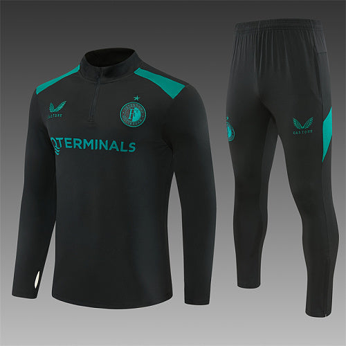 Chándal Feyenoord 26/27 Negro y verde