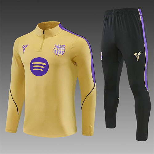 Chándal FC Barcelona 26/27 Dorado – Edición especial