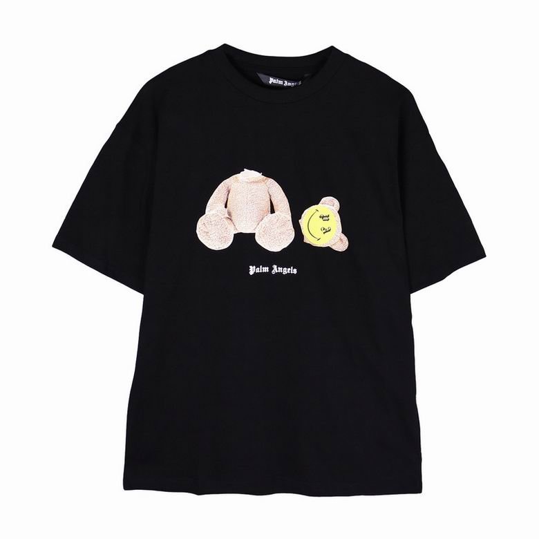 Camiseta Palm Angels Teddy Bear Emoji Negra