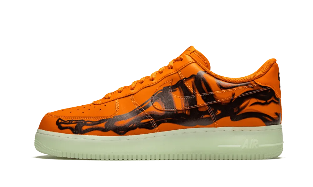 AF1 Orange Skeleton