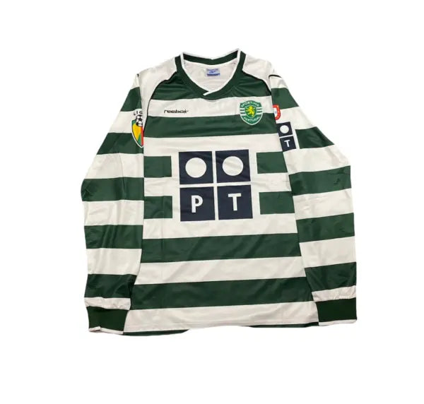 Camiseta Retro Sporting de Lisboa 02/03 manga larga