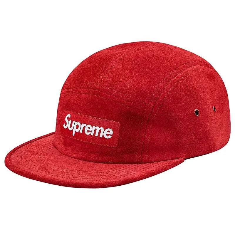 Cap Supreme Suede Camp Red