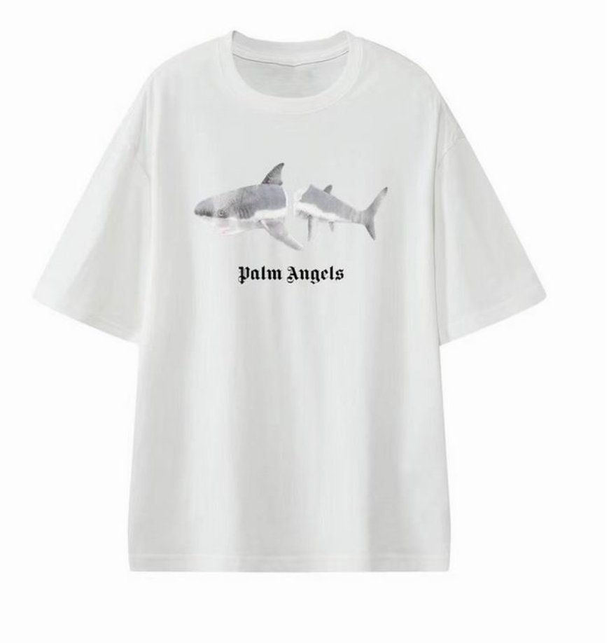 Camiseta Palm Angels Blanca SHARK