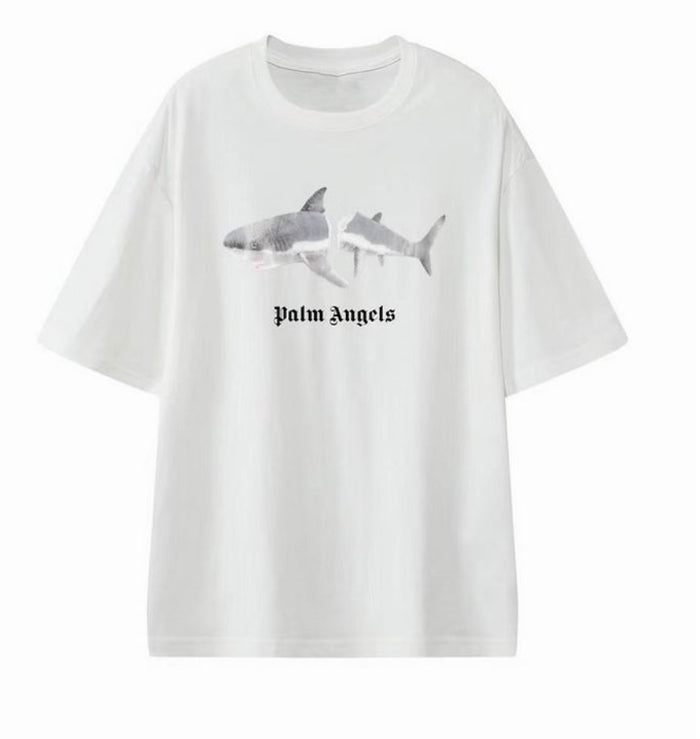 Camiseta Palm Angels Blanca SHARK