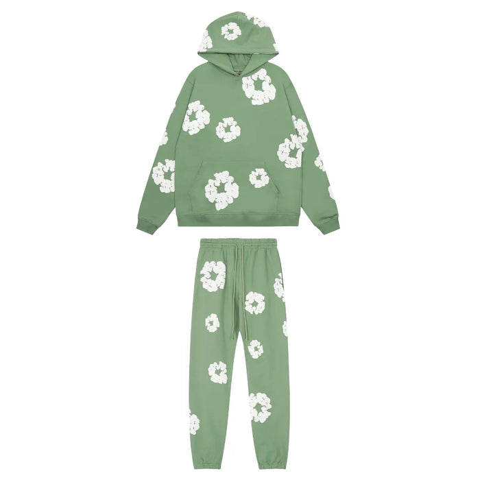 Denim Trs Green Tracksuit