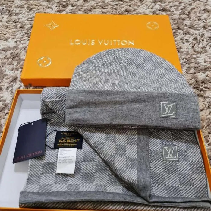 Gorro + bufanda Louis Vuitton