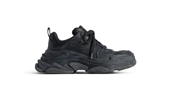 Triple S Sporty Sneaker in Black