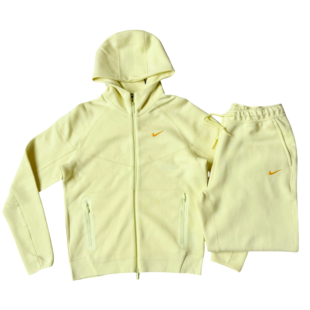 Nocta tech fleece tracksuit yellow
