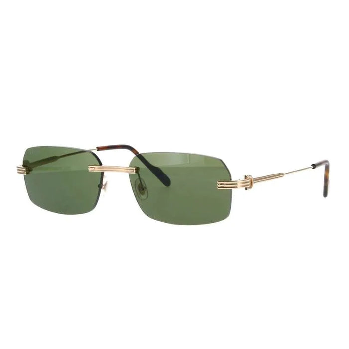 Sunglasses Cartier Gold Frame