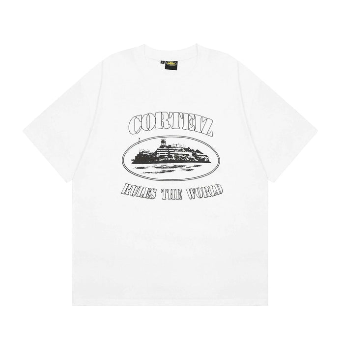 White Black Alcatraz T-shirt